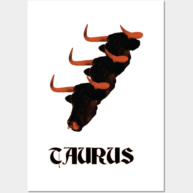 Taurus Triple Descension Wall Art by HERMETICSUPPLY